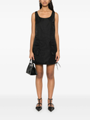 Prada Drawstring Hem Mini Dress