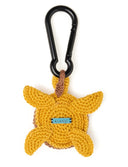 Alanui Handmade Turtle Crochet Key Ocher Yellow