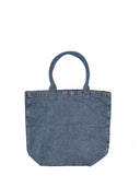 Anine Bing Leo Denim Tote Shadow Blue