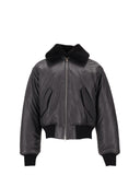 Ami Veste Zippée En Cuir