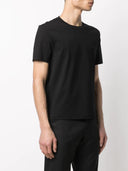Prada Logo Embroidered Cotton T Shirt