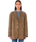 Max Mara Weekend Rolanda Beige Single Breasted Blazer