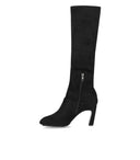Ash Emmy Black Suede Heeled High Boot