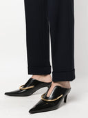 Parosh Parosh mittelhohe Hose mit geradem Bein