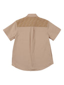 Fendi Jr Camicia Eavy Gabardine