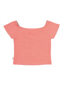 Ao76 Girls T Shirts Banu Top Stripe