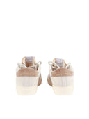 Golden Goose Sneakers May Suede Upper Toe And Heel Nylon Vamp And Tongue Leather Star Gray/Cream/Caramel