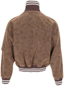 Palm Angels Tree Logo Suede Effect Caban
