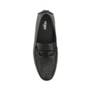 Fendi Leather Logo Loafers