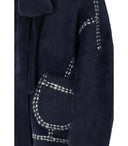 Essentiel Antwerpen ihoops Navy Blue Cardigan
