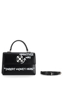 Off White Jitney 1.4 Top Handle Quote Black Whit