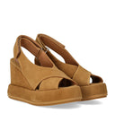 Paloma Barceló Cora Brown Wedge Sandal