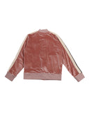 Palm Angels Pa Chenille Track Jkt Antique Rose Black