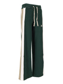 Pantaloni della tuta Palm Angels Monogram Colorblock verde scuro