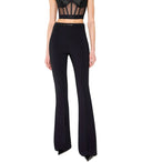 Elisabetta Franchi Black Flared Trousers