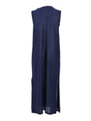 Kangra Cashmere Abito Smanicato Lungo +M Paillettes