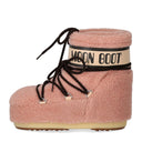 Moon Boot Icon Low Fleece Rosa Schneestiefel