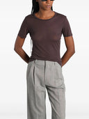 Anine Bing Sylvie Tee Dark Brown