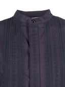 Forte Forte Camicia Maschile Popeline Ricamo "Les Fleurs"