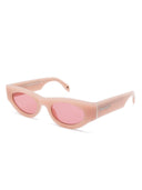 Palm Angels Cat Eye Frame Sunglasses