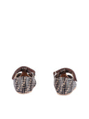 Fendi Jr Sandalo Nappa St.Ff+Camoscio
