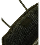 Dragon Diffusion B.Weave Kleine Khaki-Korbtasche