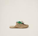 Miu Miu Sabot Scamosciato Delave'