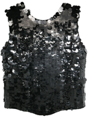 Parosh Glass Sequin Embellished Blouse