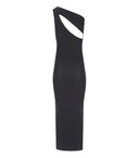 Federica Tosi Black Cut Out Knitted Dress