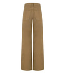 Federica Tosi Bull Khaki Straight Jeans