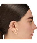 Federica Tosi Jade Gold Ear Earing