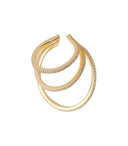 Federica Tosi Jade Gold Ear Earing
