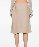 Gonna Courrèges Utility Fibbia Cotone