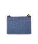 Furla 1927 Mini Denim Blue Crossbody Bag