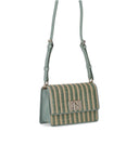 Furla 1927 Mini Rafia Green Crossbody Borse