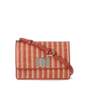Furla 1927 Mini Rafia Orange Crossbody Borse