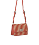 Furla 1927 Mini Rafia Orange Crossbody Borse