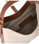 Furla Goccia M Hobo Natural Brandy Shoulder Bag