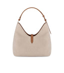 Furla Goccia M Hobo Natural Brandy Shoulder Bag