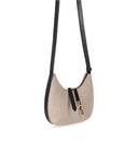 Furla Goccia S Natural Black Shoulder Bag