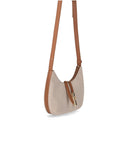 Furla Goccia S Bolso de hombro de brandy natural