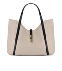 Furla Goccia Xl Hobo Natural Black Shoulder Bag