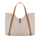 Furla Goccia Xl Hobo Natural Brandy Shoulder Bag