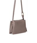 Furla Nuvola S Stucco Gray Crossbody Bag