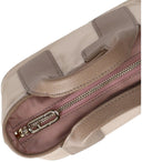 Furla piuma mini colorblock ballerina alba greige crossbody tas