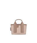 Furla piuma mini colorblock ballerina alba greige crossbody tas