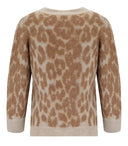 Ganni Animal Print Jacquard Cardigan