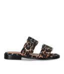 Ganni Animier Flat Sandale mit Schnallen