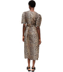 Ganni Animalier Midi Dress