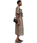 Ganni Animalier Midi Dress